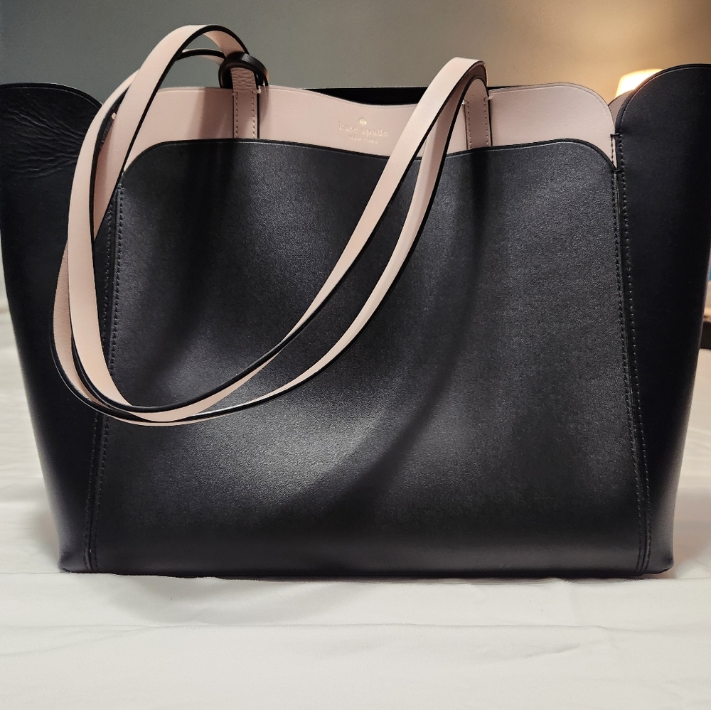 Kate Spade Magnolia black and pink Tote